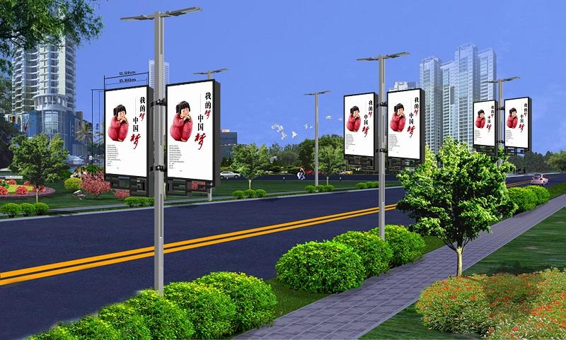 全國城市的亮化，少不了LED燈桿廣告屏